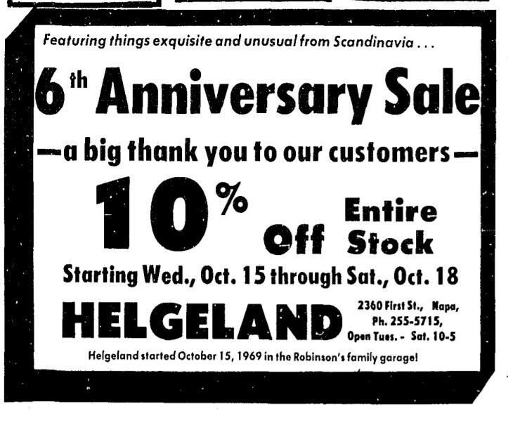 Napa's Helgeland